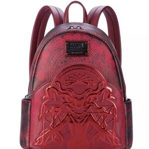 Loungefly Marvel Embossed Red Scarlet witch Backpack. Disney Marvel Scarlet